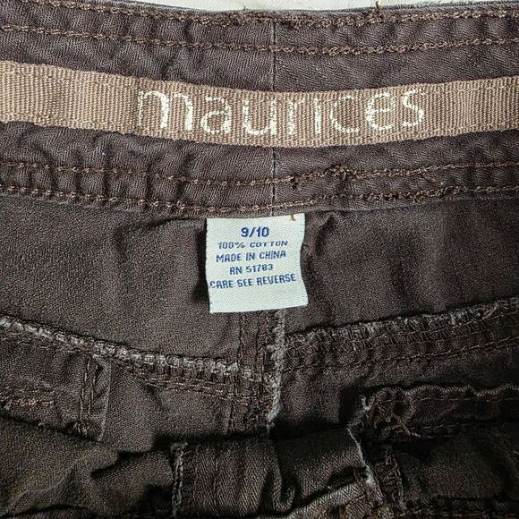Maurices Vintage Cargo Pants Brown Size 9/10 Cotton - Picture 7 of 8